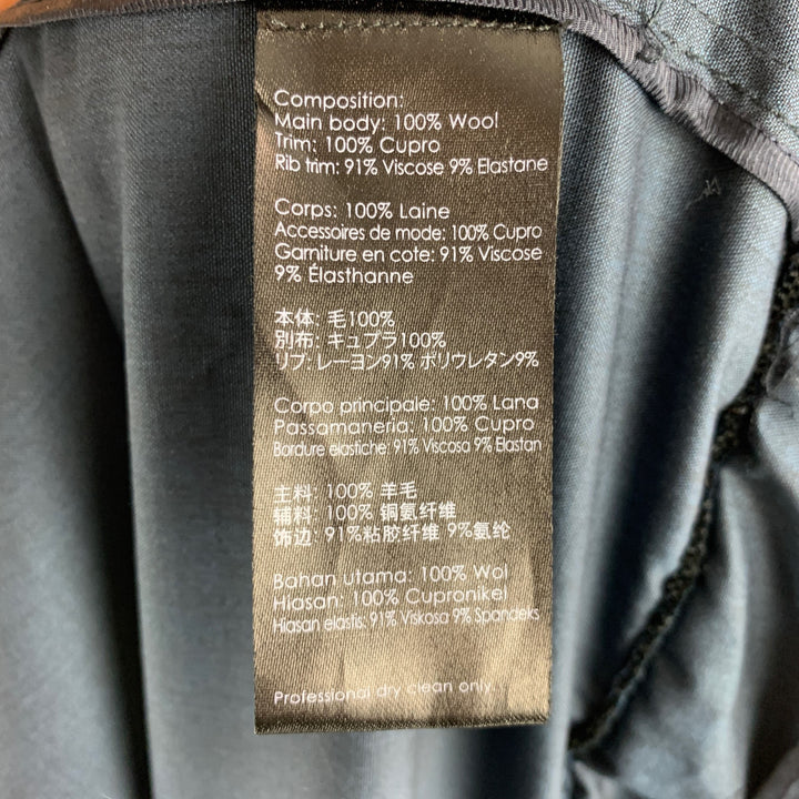 3.1 PHILLIP LIM Veste zippée en laine marine taille XL