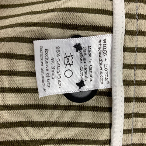 WINGS and HORNS Size M Grey Heather Cotton Nylon Notch Lapel Sport Coat