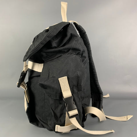 MARC by MARC JACOBS Black White Graphic Canvas Backpack