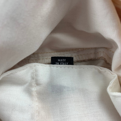VERSUS by GIANNI VERSACE Size 30 Beige Geometric Cotton Casual Pants