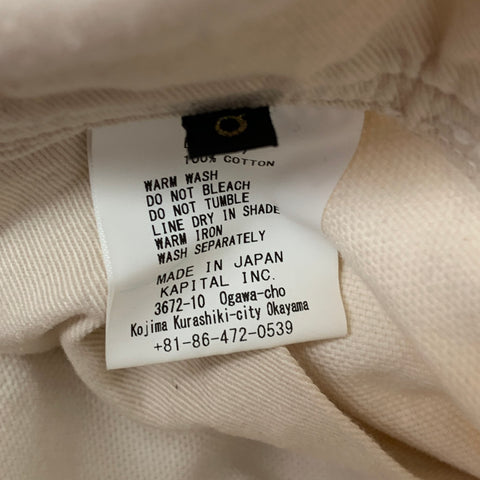 KAPITAL Size XS Beige Cotton Overalls