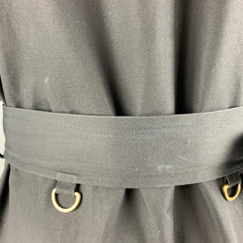 PAUL SMITH Chest Size S Size S Black Cotton Double Breasted Trenchcoat