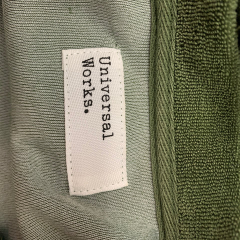 UNIVERSAL WORKS Size M Olive Cotton Polyester Crew-Neck Pullover