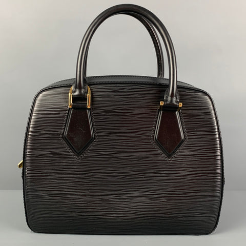 LOUIS VUITTON Black Epi Leather Pont Neuf PM Handbag