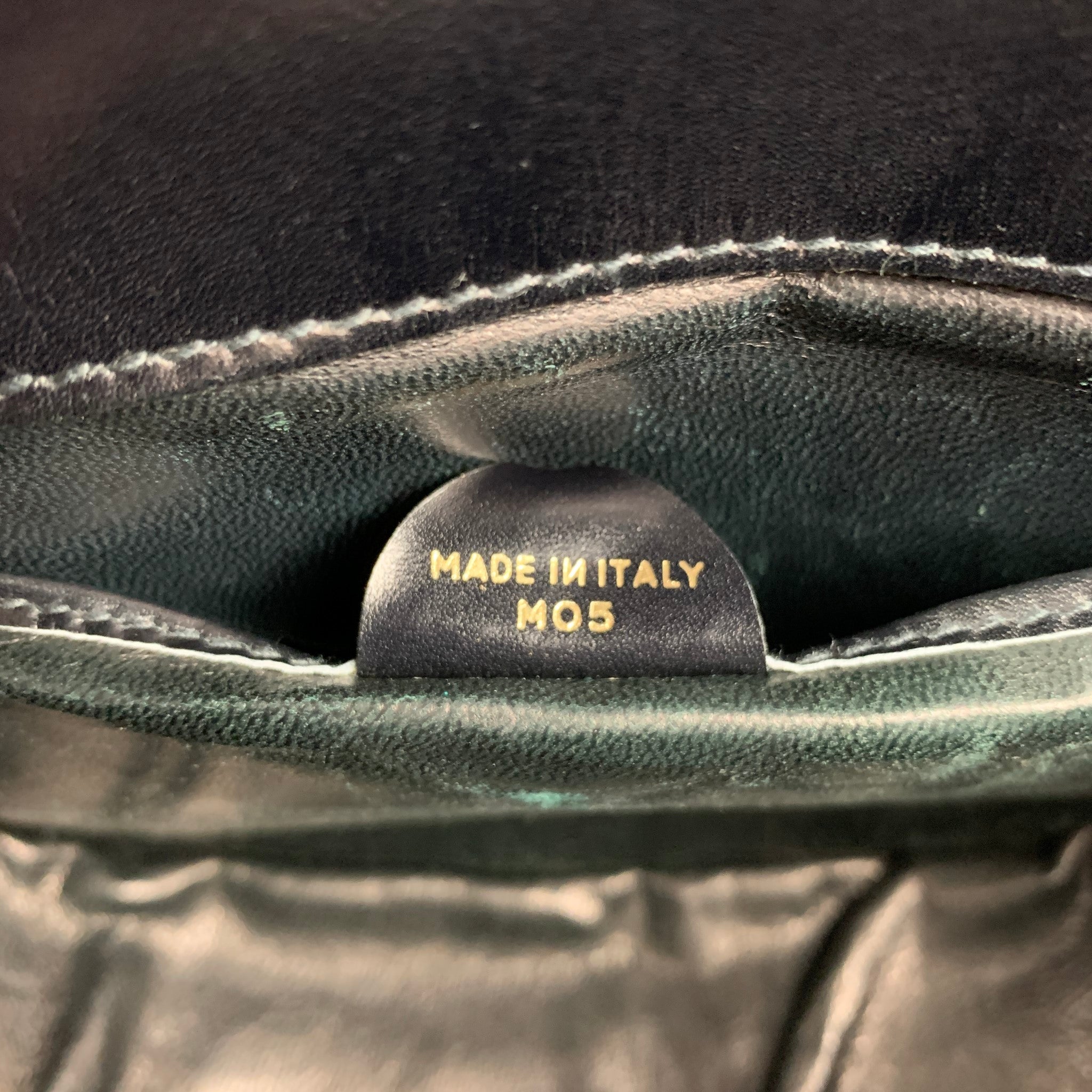 Vintage CELINE Black Leather Crest Saddle Handbag – Sui