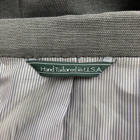 BAND OF OUTSIDERS Size 42 Grey Nailhead Wool Peak Lapel Sport Coat