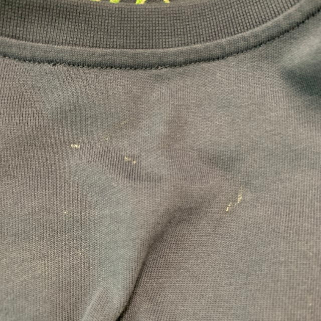 KENZO Size M Navy Green Embroidery Cotton T-shirt