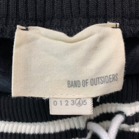BAND OF OUTSIDERS Size XL Black White Corduroy Cotton Casual Pants