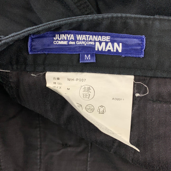 JUNYA WATANABE Size M Navy Cotton Zip Fly Casual Pants