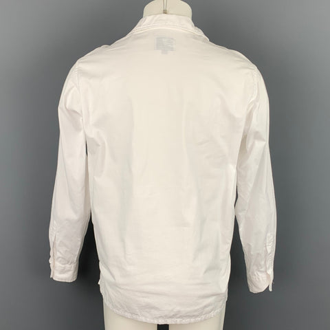 ENGINEERED GARMENTS Size M White Cotton Long Sleeve Shirt