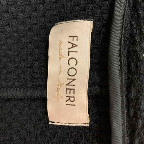 FALCONERI Taille S Veste à simple boutonnage en laine noire