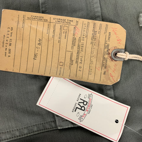 RRL by RALPH LAUREN Size 36 Olive Cotton Utility Casual Pants