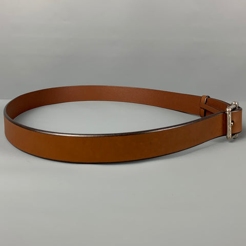 LOUIS VUITTON Size 40 Brown Leather Belt