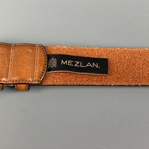 MEZLAN Size 32 Brown Leather Belt