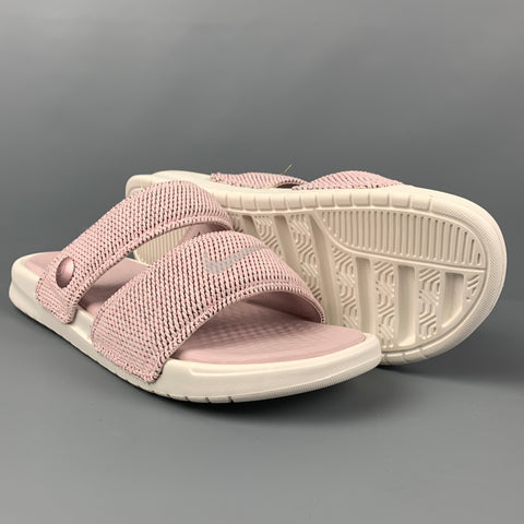 NIKE Talla 12 Sandalias de goma con textura rosa