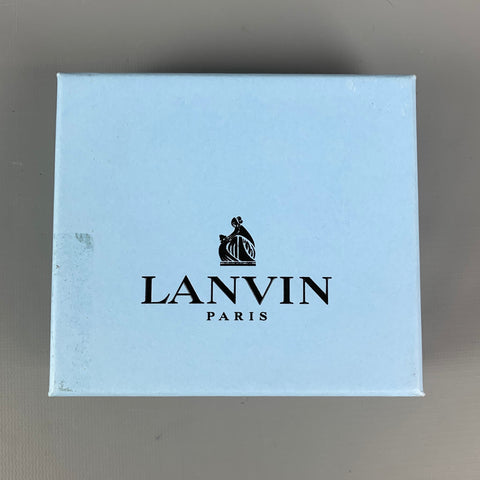 LANVIN Gunmetal Beaded Enamelled Moon Bracelet