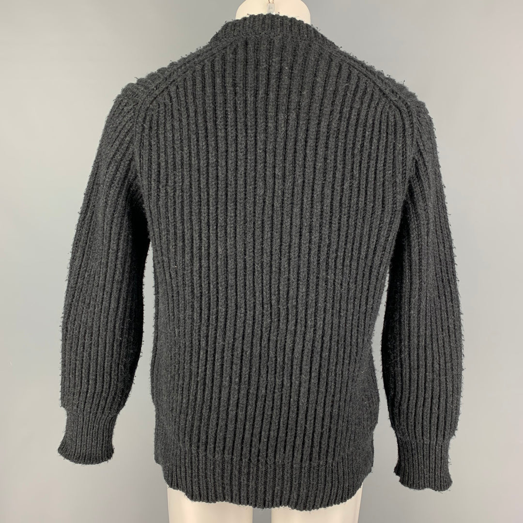 PROENZA SCHOULER Suéter extragrande de punto grueso de cachemira color carbón talla única