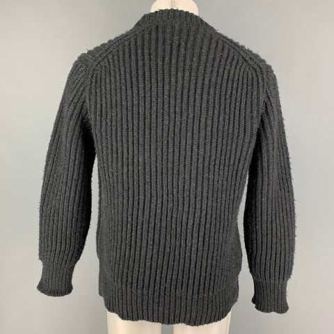 PROENZA SCHOULER Size One Size Charcoal Cashmere Chunky Knit Oversized Sweater