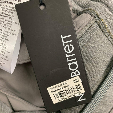 NEIL BARRETT Size XL Grey Heather Viscose Sweatpants Casual Pants