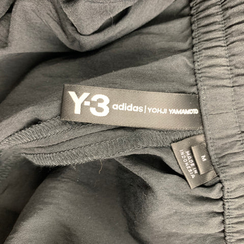 Y-3 by YOHJI YAMAMOTO Size M Black Polyamide Wide Leg Casual Pants