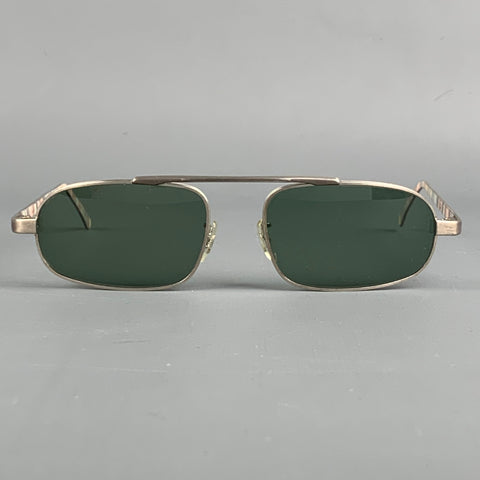 Vintage PAUL SMITH Silver Stripe Metal Sunglasses