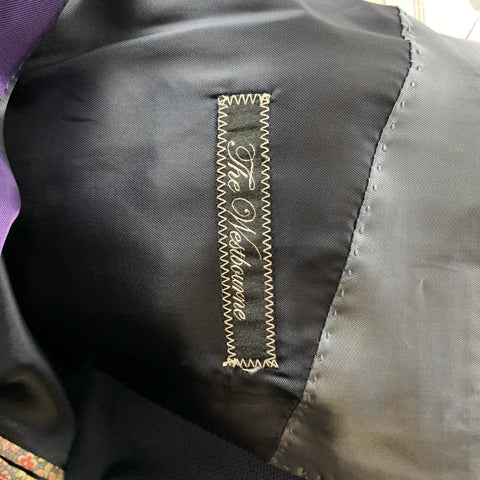 PAUL SMITH Taille de poitrine 44 Manteau de sport tissé en coton / élasthanne à revers cranté