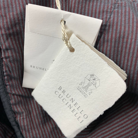BRUNELLO CUCINELLI Size 32 Gray Cotton Casual Pants