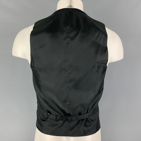 THE KOOPLES Size 38 Charcoal Wool Buttoned Vest