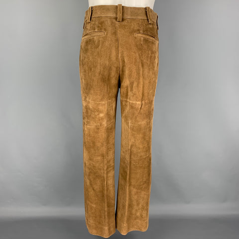 Vintage SHARON Size 38 Tan Suede Western 2 Piece Suit