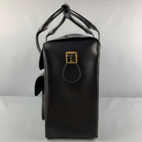 DR. MARTENS Fall 2012 Size L Black Leather Overnight Bag