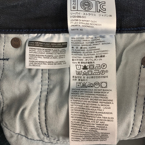 LEVI'S Size 36 Blue Washed Slim Jeans