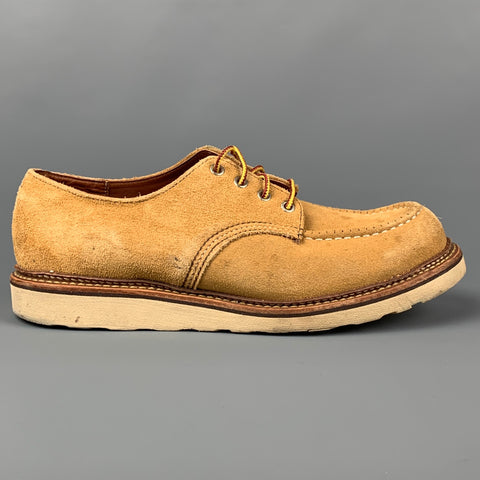 RED WING Size 10.5 Khaki Leather Low Top Lace Up Shoes