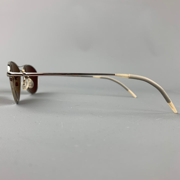 OLIVER PEOPLES Areo Silver Metal Sunglasses