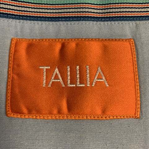 TALLIA Size 38 Taupe  Linen Notch Lapel Patch Pocket Sport Coat Jacket