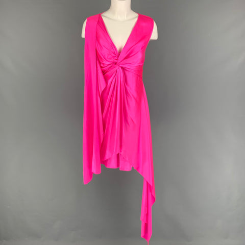 SIES MARJAN Minivestido Maisie de seda rosa talla 4