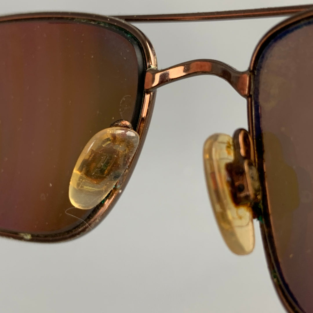 MAUI JIM Tortoise Shell Metal Sunglasses
