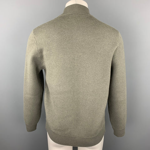 BRUNELLO CUCINELLI  Size 38 Moss Green Wool Blend Jacket