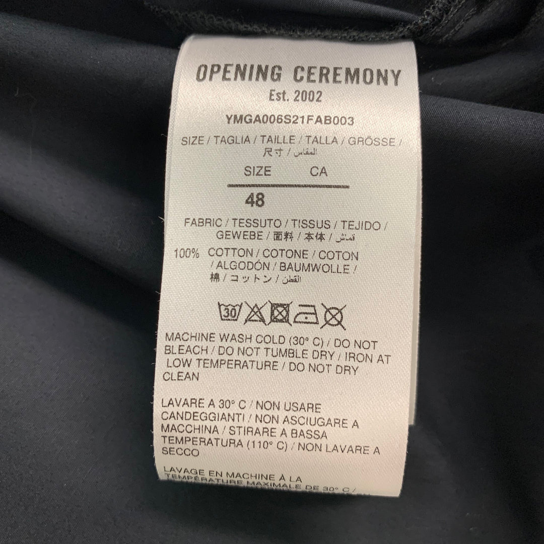 OPENING CEREMONY Size S Black White Print Cotton Set