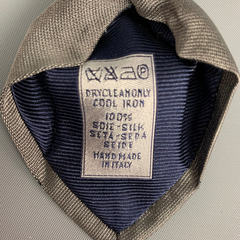BREUER Silver Red Crosses Silk Tie