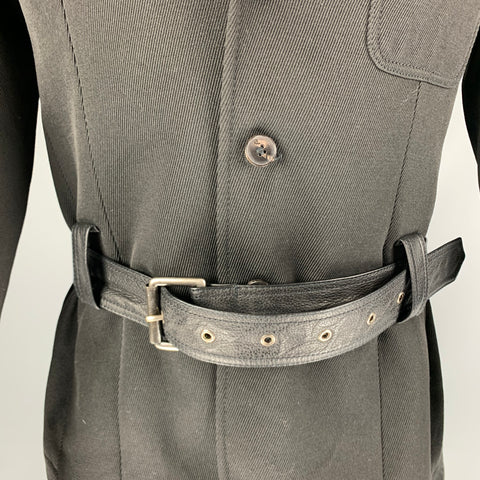MCQ by ALEXANDER MCQUEEN Chest Size 40 Black Mixed Materials Jacket