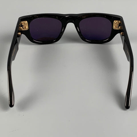 DITA Black Gold Acetate Sunglasses