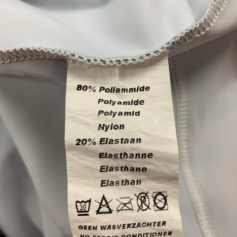 WALTER VAN BEIRENDONCK FW18 Size M Multi-Color Graphic Nylon Jersey Bike Top