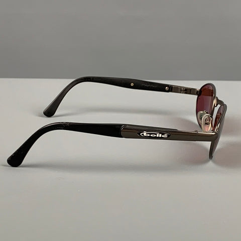 Lunettes de soleil ovales Rhodia 2.0 en métal noir BOLLE