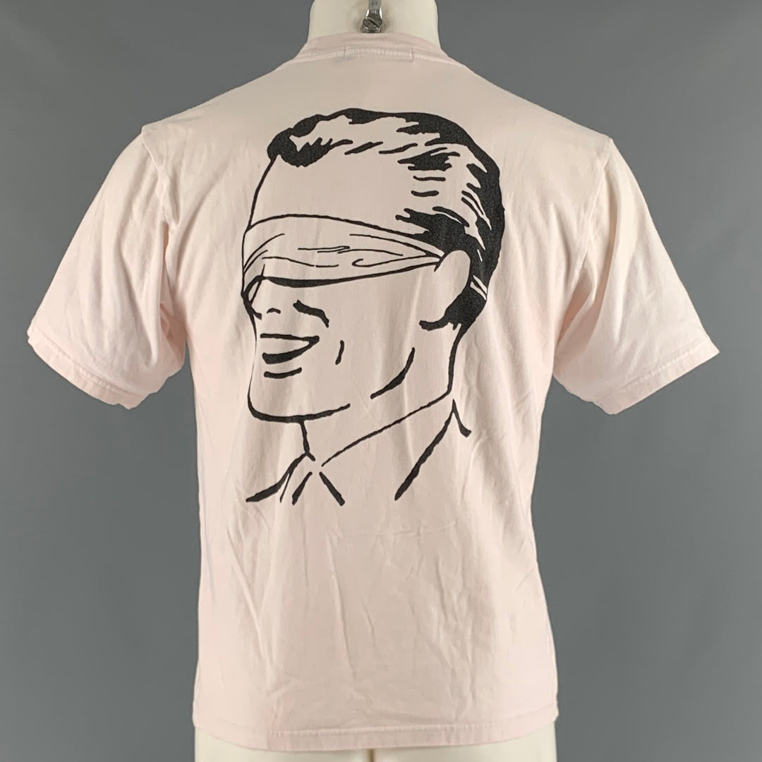 UNDERCOVER Size M Off White Black Graphic Cotton Short Sleeve T-shirt