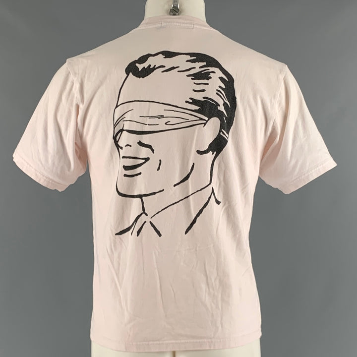 UNDERCOVER Size M Off White Black Graphic Cotton Short Sleeve T-shirt