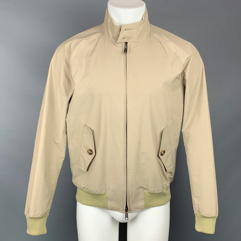 BARRACUDA Size M Khaki Cotton / Polyester Zip Fly Jacket