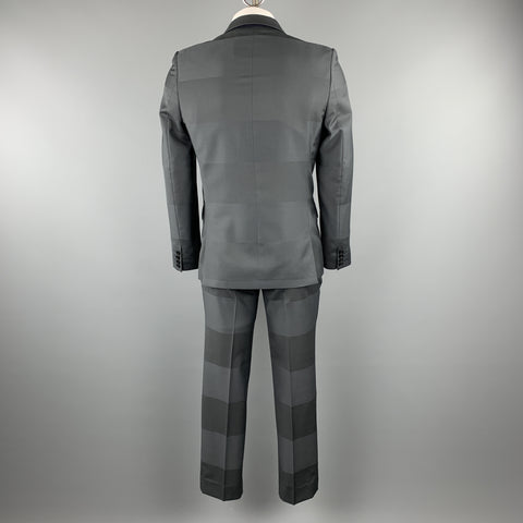 PS by PAUL SMITH Size 40 Dark Gray Stripe Wool Notch Lapel Suit
