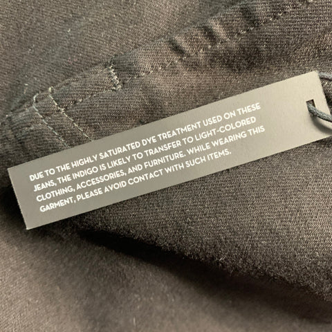 J BRAND Size 29 Black Solid Cotton Elastane Zip Fly Jeans