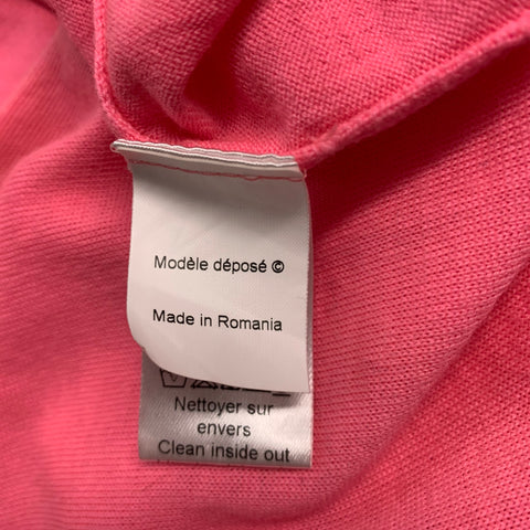 KENZO Size S Pink Wool V-Neck Vest