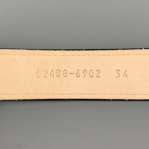 ESCADA Waist Size 26 Black Leather Belt